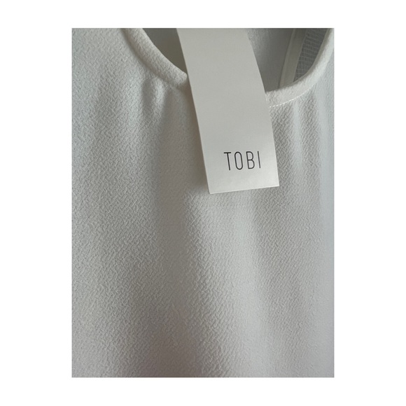 NWT Tobi Dress - A Step Above - Pink & White Color Block Dress / Small - Picture 6 of 8